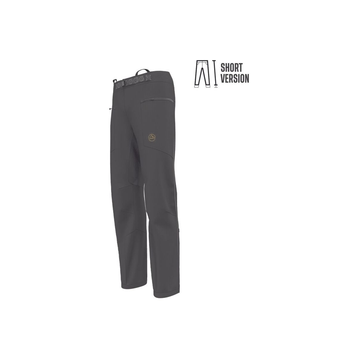 La Sportiva Alpine Guide GTX Pants Men Short black/yellow (K00Y00) S ZAMP06701K00Y00S