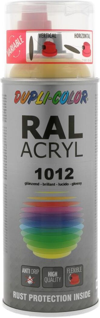 european aerosols DUPLI-COLOR RAL 1012 zitronengelb glanz, 400 ml