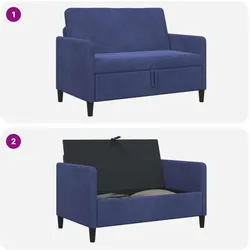 vidaXL, Sofa + Bettsofa, Sofa mit Stauraum