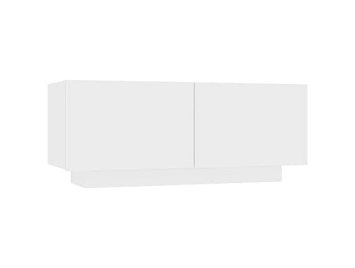 LKJephalotrop Nachttisch Weiß 100x35x40 cm Beistelltisch Holzwerkstoff Moderner Kommodenschrank für Schlafzimmer und Wohnzimmer mit viel Ablagefläche für Bücher und Dekoration. Pflegeleicht.