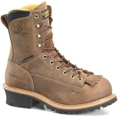 Carolina Poplar Lace-to-Toe Composite Toe - Mens 10 Brown Boot E2