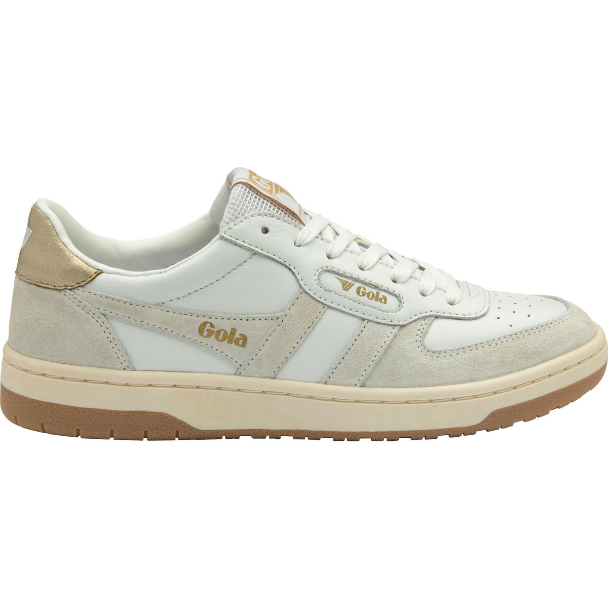 Gola Hawk Sneaker Women white/white/gold (YW) 36 CLB336-YW-36-whitewhitegold
