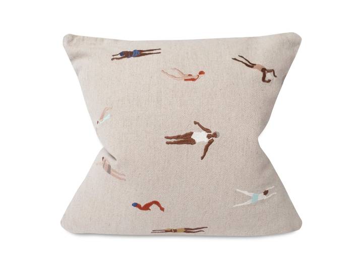 Fine Little Day Taie Swimmers 48x48 cm Beige