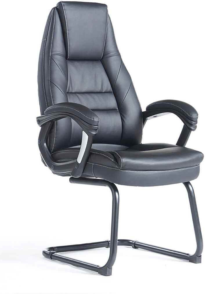 Inbox Zero Executive Visitors Chair Black 48cm W X 605cm D