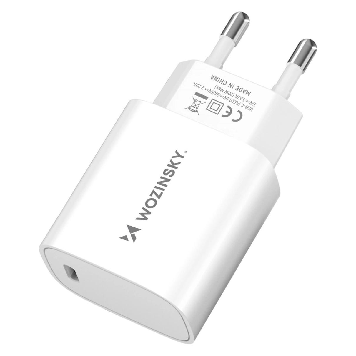 Wozinsky WGWCCW 20W USB-C Wandladegerät - Weiss (20 W, 1 Port) (1409315874)
