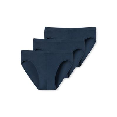 Minislip UNCOVER BY SCHIESSER "Uncover Cotton", Herren, Gr. M, Single Jersey, blau (803, blau), Single Jersey, Obermaterial: 95% Baumwolle, 5% Elasthan, körpernah, Unterhosen, ohne Eingriff, Baumwollmix, elastisch
