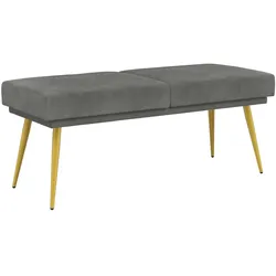 vidaXL, Sitzbank, Samtbank (120 cm)