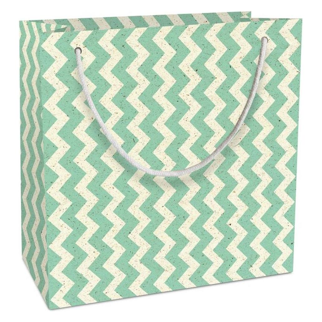 Zishka Geschenktasche Kraftpapier Fantasie Accento (4062-22420)
