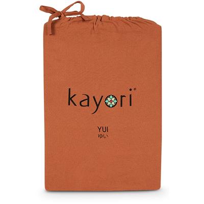 Spannbettlaken KAYORI "Nagano", braun, B:180cm L:220cm, Flanell, Obermaterial: 100% Baumwolle, Bettlaken, Spannbettlaken, 100% Baumwolle-Flanell