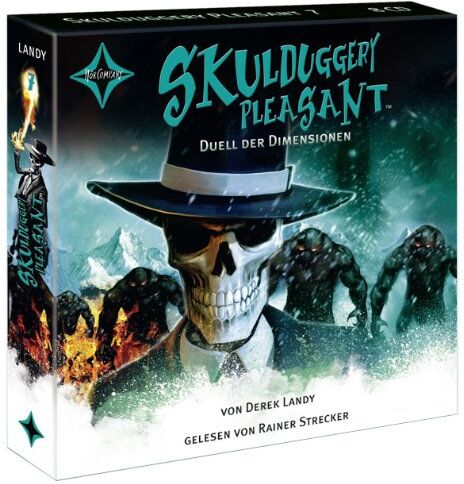 Derek Landy - Skulduggery Pleasant - Folge 7: Duell der Dimensionen. Gelesen von Rainer Strecker, 8 CDs Cap-Box, ca. 11 Std. - Preis vom 04.10.2026 03:51:26 h