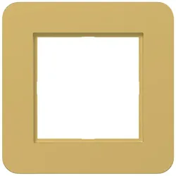 Hager WAD9100C08 Rahmen 1fach, C.8, gold, metallisch