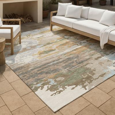 Addison Rugs Machine Washable Indoor/ Outdoor Abstract Emery Chantille Rug