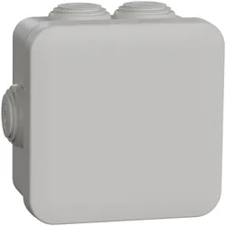 Schneider Electric ENN05204 Mureva BOX, Abzweigdose mit Klemmen, 7 Tüllen Ø20, 80x80x45mm