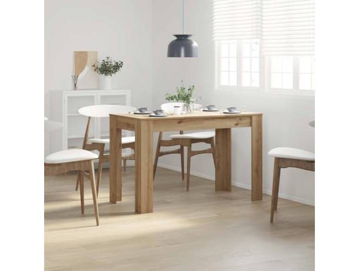 HEFZGDB Esstisch Artisan-Eiche 120x60x76 cm Holzwerkstoff Tischplatte für Esszimmer Küche Langlebig Stabil Feuchtigkeitsbeständig