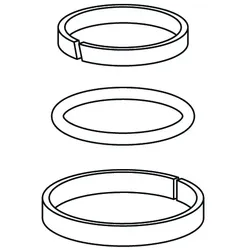 KWC Gleit-/O-Ring-Set, für Schlauchdurchführung mit Bajonett 531252
