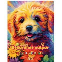 Bedårande valpar - Målarbok för barn - Kreativa och roliga scener med skrattande hundar, Kinderbücher von Editions, Kidsfun