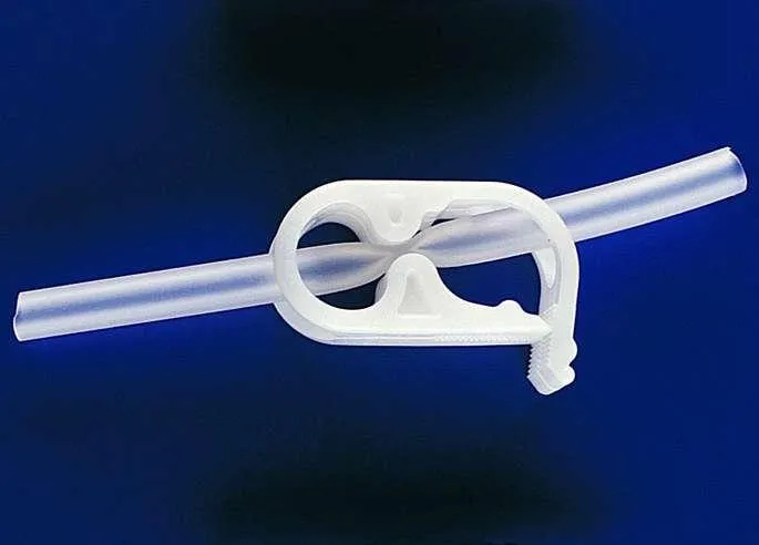 Medicoplast International GmbH Katheterklemme (100 Stück) unsteril, Schlauchklemme bis 10 mm Außendrm. 920000