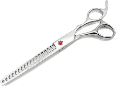 Inspire Picks 7 Inch Professional Curved Chunking Grooming Scissors For Dogs & Cats 7silver Thinning45