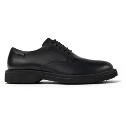 Camper für Herren. K100998-001 Norman Lederschuhe schwarz (44), Wohnung, Schnürsenkel, Lässig