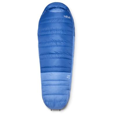 Rab - Women's Ascent -24C / -11F - Daunenschlafsack Gr Regular - Body Size: 170 cm Zip: Left Blau