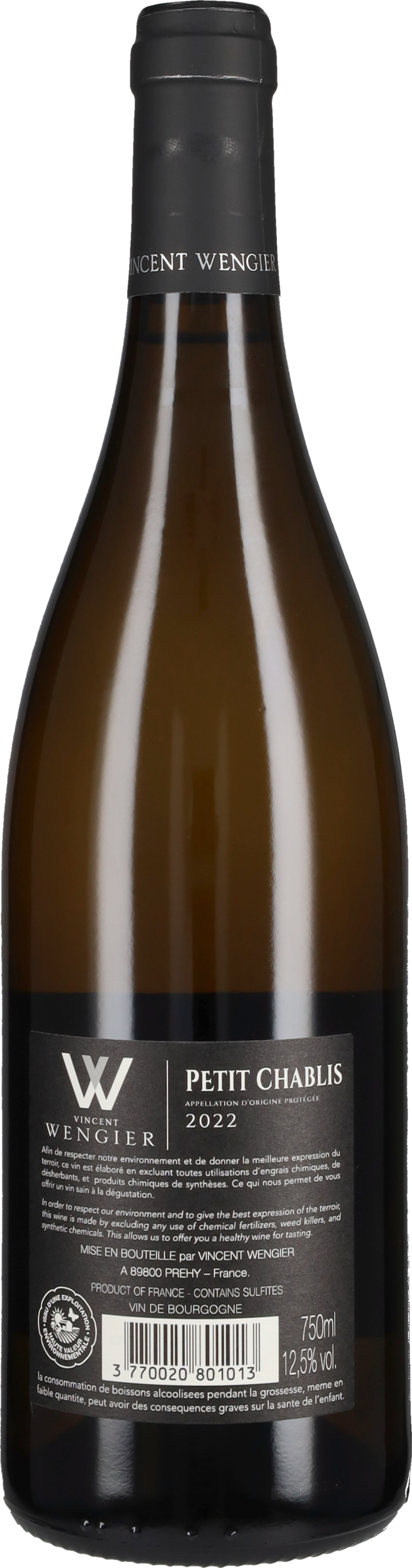 Vincent Wengier Petit Chablis 2025