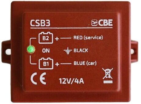 Saros Selection Dispositivo parallelatore per la ricarica automatica di 2 batterie 12V - 4A   CSB3