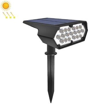 Everyday Crate 19 LED Solar Garden Spotlight IP65 Waterproof Outdoor Landscape Wall Light 19 LED Solar Garden Spotlight IP65 Waterproof Outdoor Landscape Wall Light
