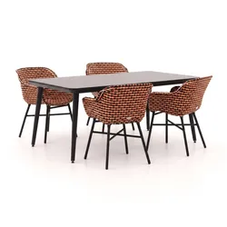Hartman Delphine/Sophie Studio 170 cm Gartenmöbel-Set 5-teilig