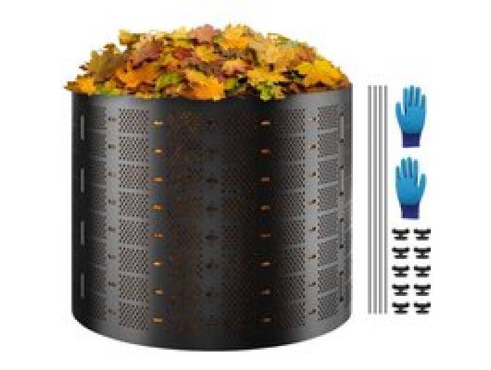 VEVOR Rapid Composter 1000L Tuincomposter 90x100cm Thermocomposter HDPE Kunststofcomposter Corrosiebestendige Hittebestendige Compostbak Composteren voor het verminderen van huishoudelijk afval