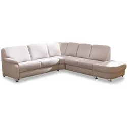 ComfortPlan Ecksofa Tamila S Mikrofaser Silber