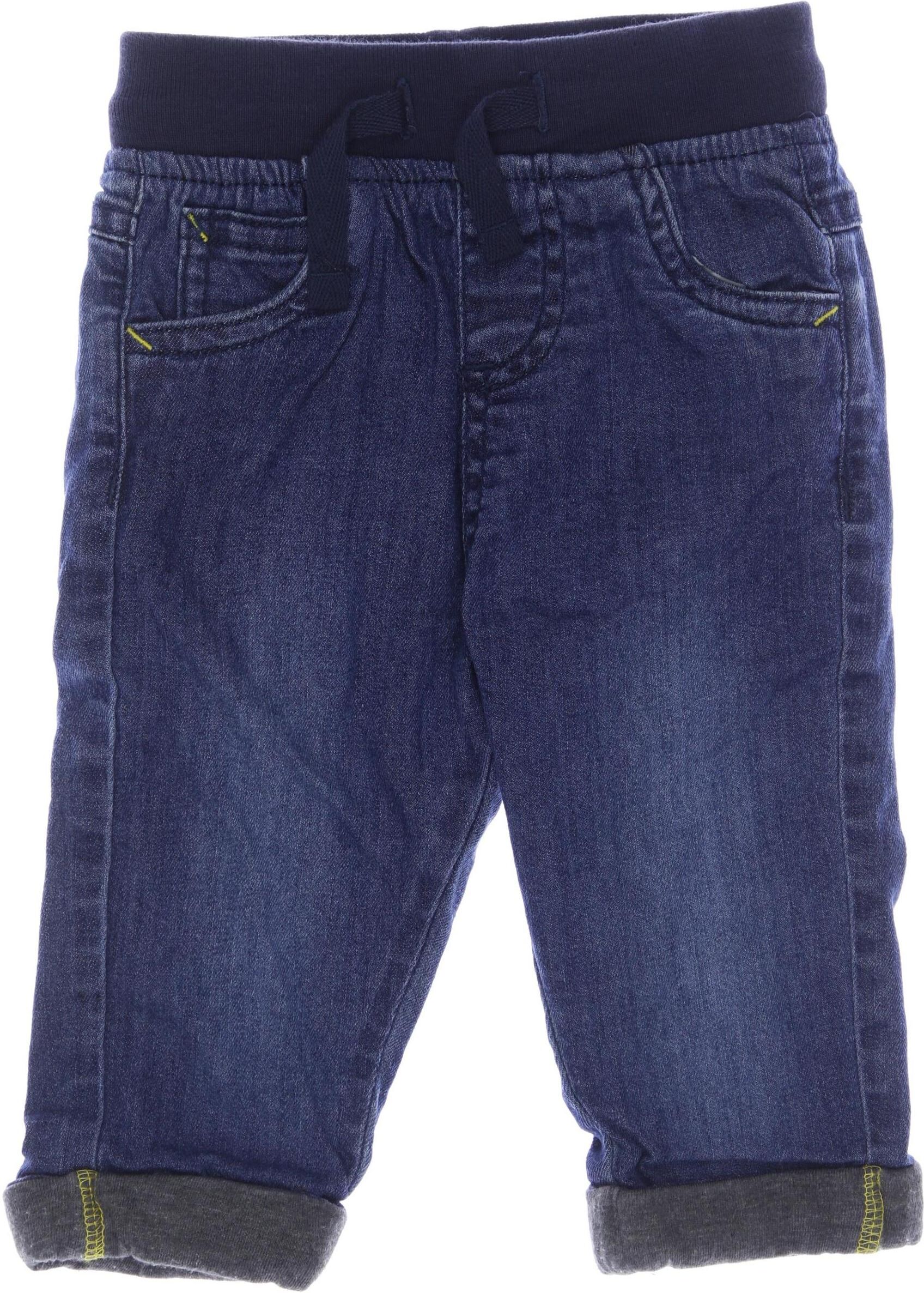 Marks & Spencer Jungen Jeans, Blau, Gr. EU 68, Synthetik / Elasthan / Baumwolle - Second Hand