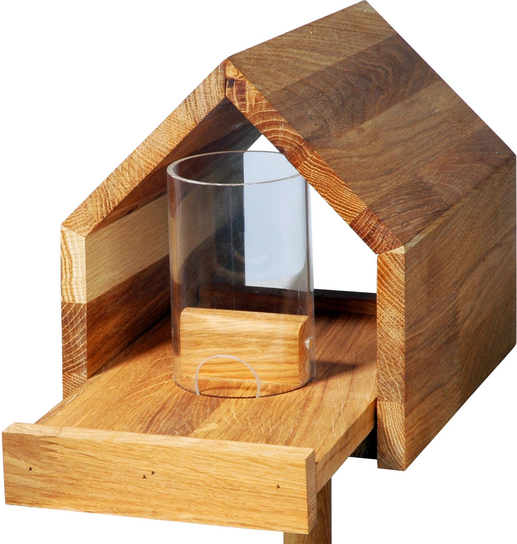 Vogelhaus LUXUS-VOGELHAUS "LUXUS-VOGELHAUS Bauhaus I", braun, B:28cm H:179cm T:20,5cm, Tierhäuser, Vogelhaus, Holzart: Eiche (Europa) braun B/H/T: 28cm x 179cm x 20,5cm