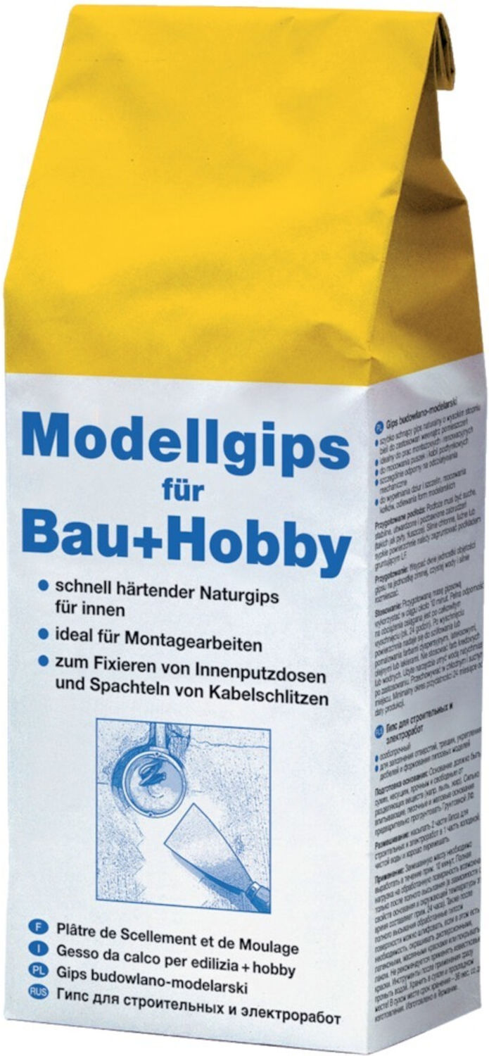 decotric Modellgips 5kg Sack für Bau u. Hobby (352608)