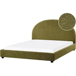 WASSERBETT Bouclé 160/200 cm Olivgrün Vaucluse