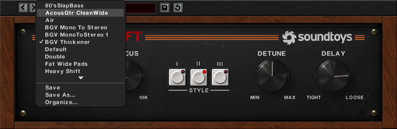 Soundtoys MicroShift