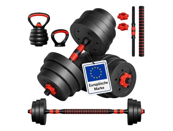 Relaxdays Hantelset 19 kg Gesamtgewicht