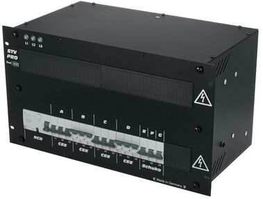 RiedConn Power Distributor STV63/040-3 Schwarz