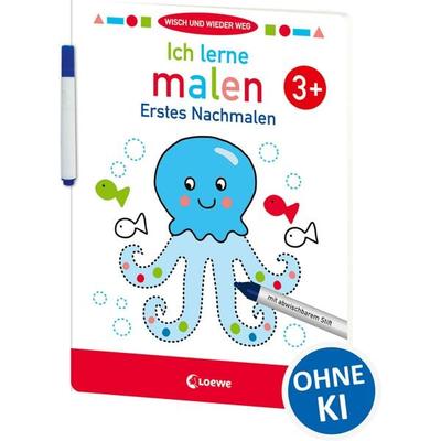 Wisch und wieder weg - Ich lerne malen 3+, Taschenbuch von , Loewe, 978-3-7432-0696-0