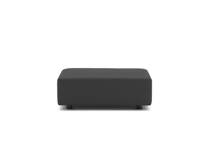KARTELL pouf PLASTICS DUO TECH FABRIC (Noir - Faux cuir)
