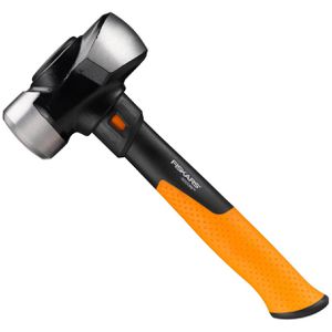 Fiskars Fäustel IsoCore M, 1020217, 1400g Kopfgewicht, mit Fiberglasstiel & Stielschutzhülse