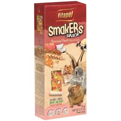 VITAPOL Kolben "Smackers" Obst für Nagetiere 2 Stk