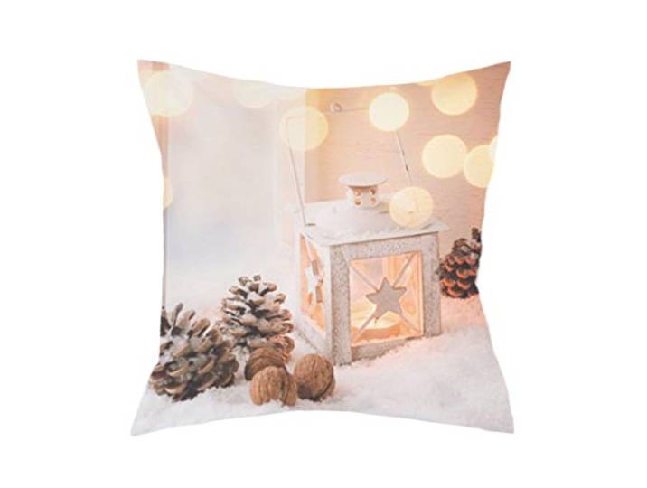 Home Fashion 066533-0111\ LATERNE Velours Naturel 40 x 40 cm