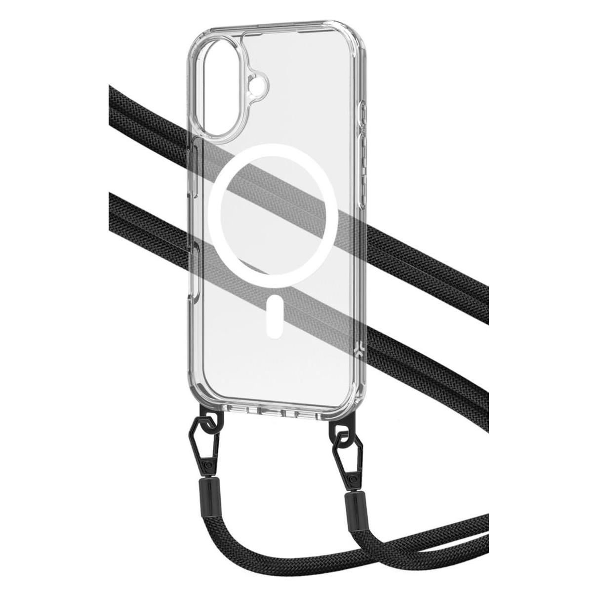Celly Freedom MagCaseLace Schwarz für iPhone (Apple iPhone 16) (FREEDOMMAG1112)
