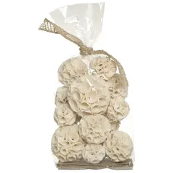 Chic Antique Fleur Blumenkugeln getrocknet, rund