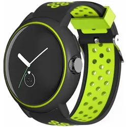 Cover-Discount Google Pixel Watch - Sportarmband gelöchert grün (Silikon), Uhrenarmband, Grün
