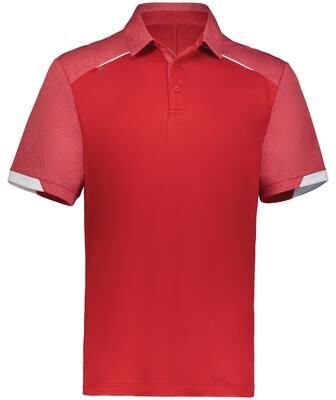 Russell Athletic R20DKM Legend Polo Shirt in True Red size 4XL   Polyester
