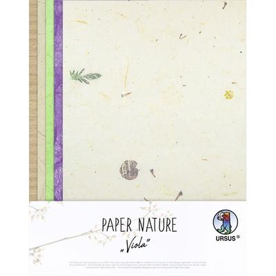 URSUS Spezialpapiere Paper Nature Viola, 23 x 33 cm