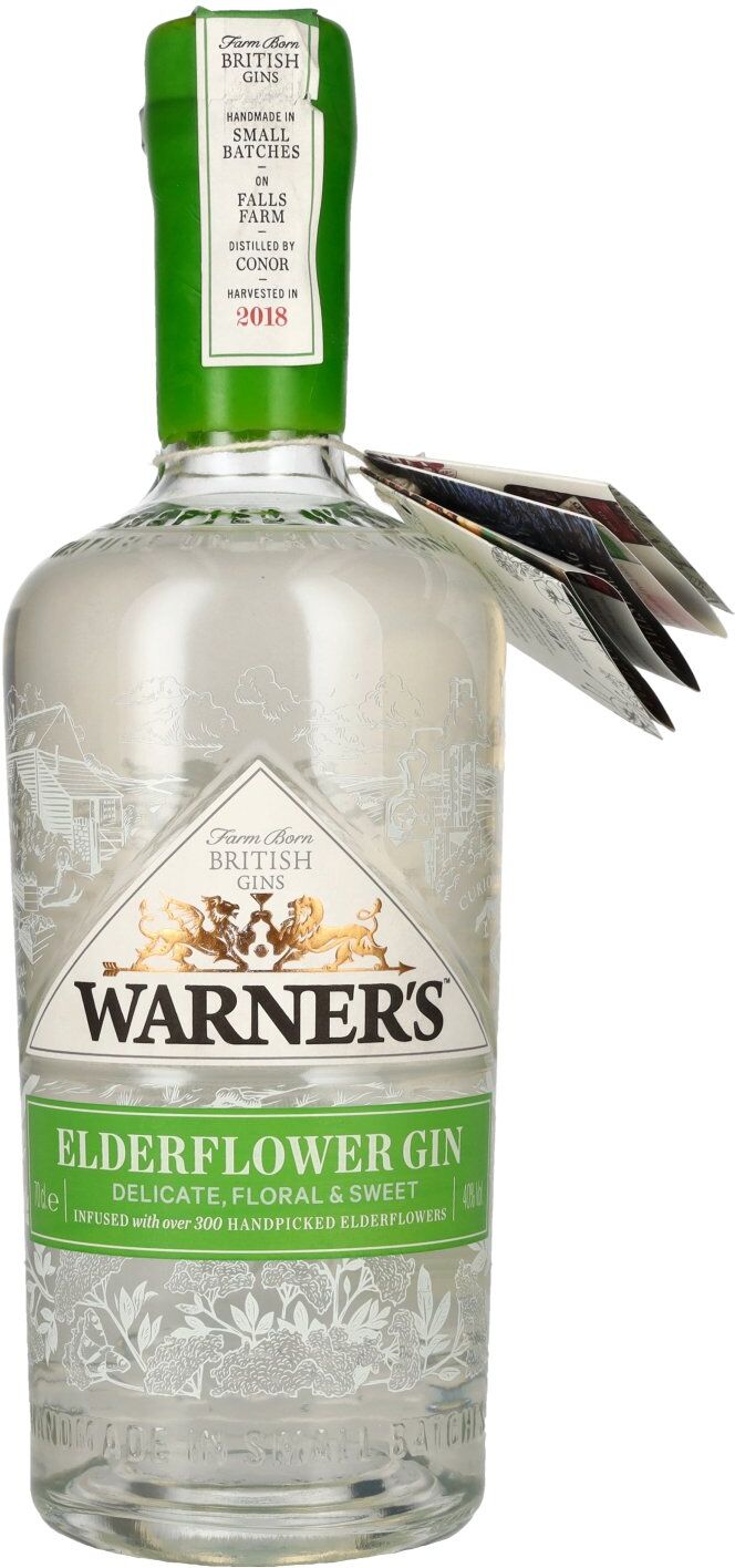 Warner Edwards Warner's Elderflower Gin 40% Vol. 0,7l