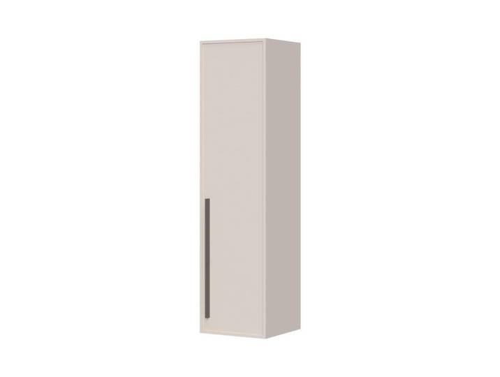 Hängevitrine GOODPRODUCT Opera, Wandschrank, Schwebendes Design für modernen Wohnraum , beige (cashmere farbe), B:30cm H:115cm T:29cm, Holzwerkstoff, MDF, Schränke, Hängevitrine, UV lackiert, Soft Close Funktion, Wandmontiert