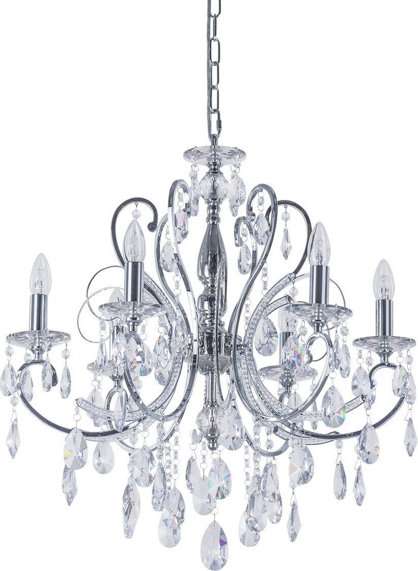 Italux Barocco Chrom Hanglamp MD72709-6A